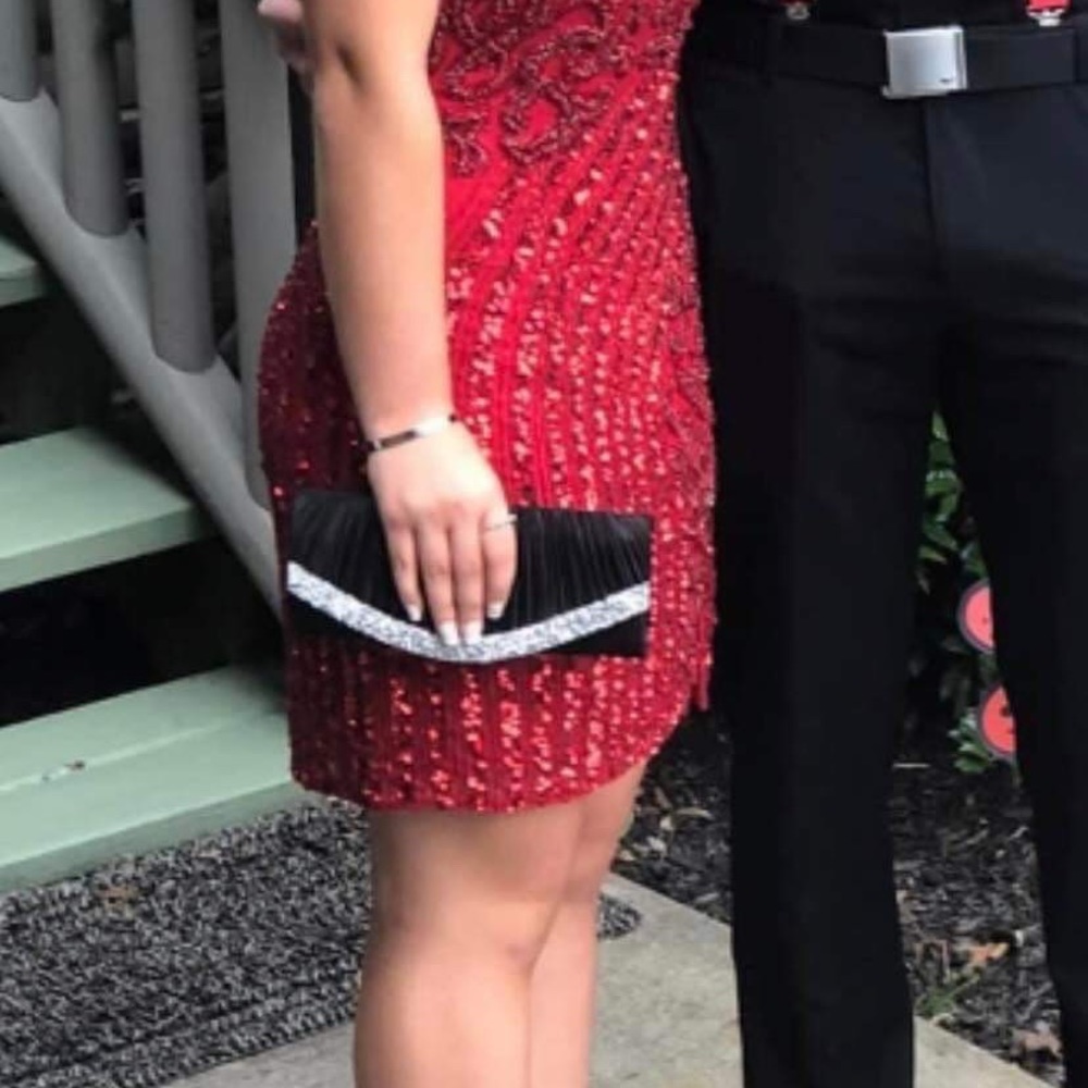 Sherry hill homecoming dress size 6 worn once.